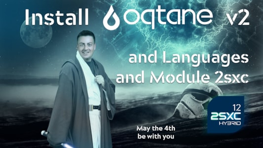 Install Oqtane 2 from Scratch with Language-Packs and 2sxc (Video)